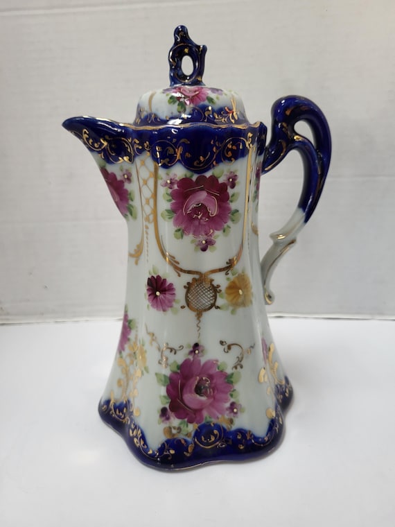 Hand Painted Chocolate Pot