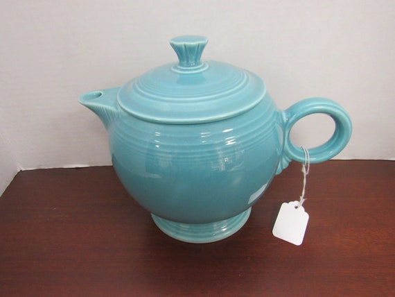 Blue Fiesta Teapot