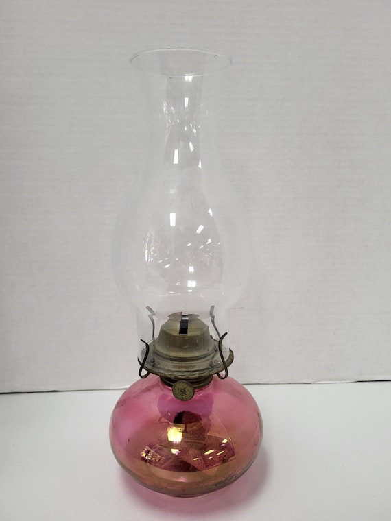 Pink Kerosene Lamp