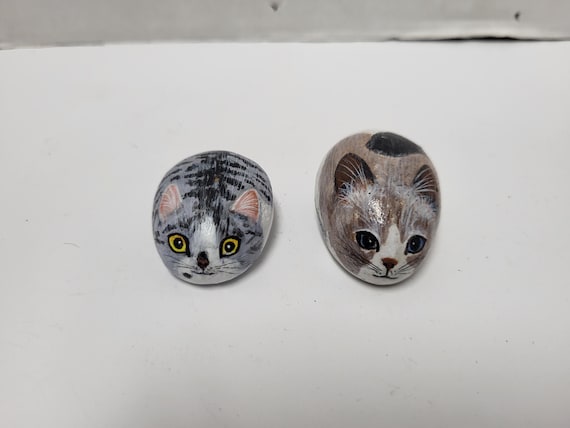 Painted Stone Cats