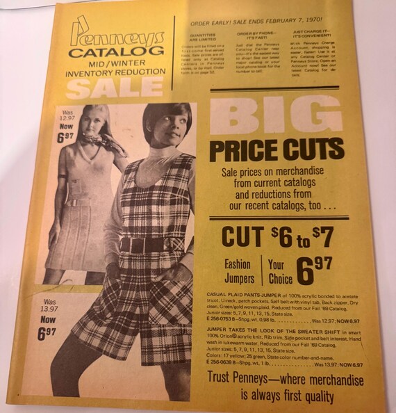 1970 Penney’s Catalogue fashions