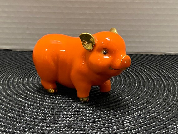 Minh Long Porcelain Pig Figurine