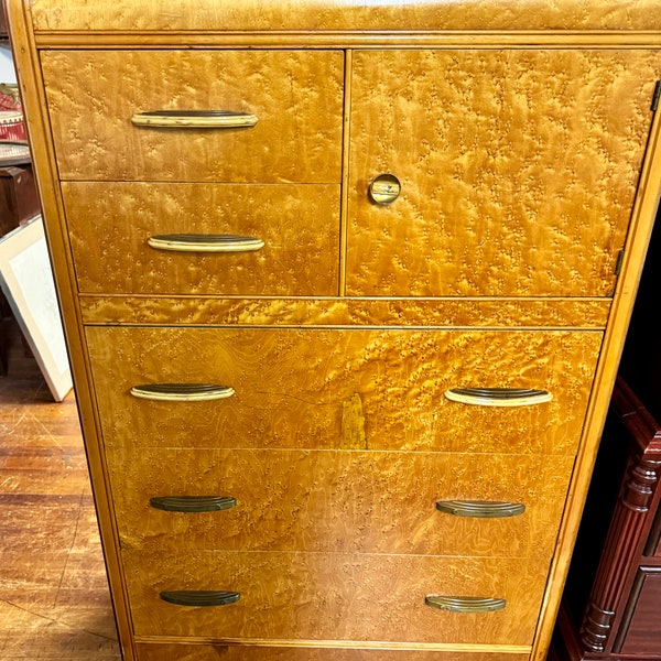 Art Deco Armoire Dresser