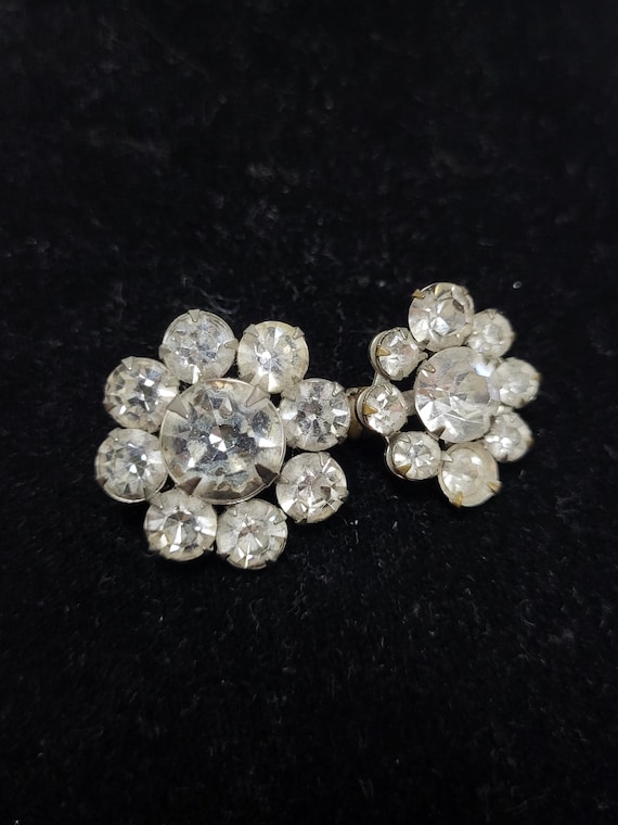2 Rhinestone Brooches