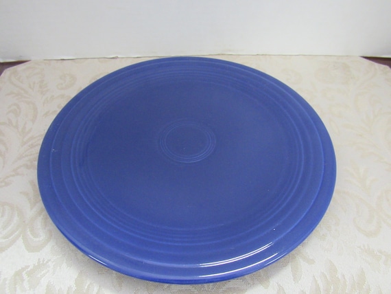 2 cobalt blue Fiesta Dinner Plates