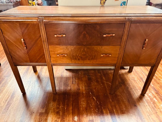 Art Deco Waterfall Buffet or Sideboard