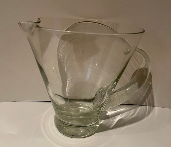 MCM Glass Martini Pitcher