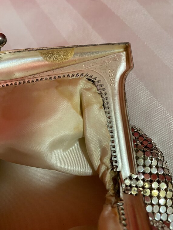 Silver Mesh Whiting and Davis Handbag - image 7