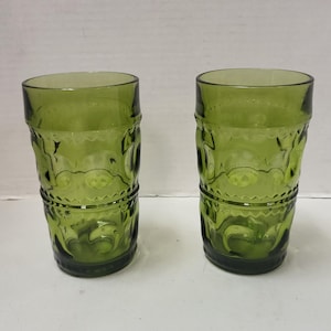 Indiana Glass Green Tumblers