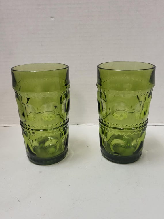 Indiana Glass Green Tumblers