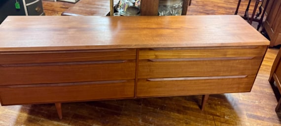 MCM Teak double dresser