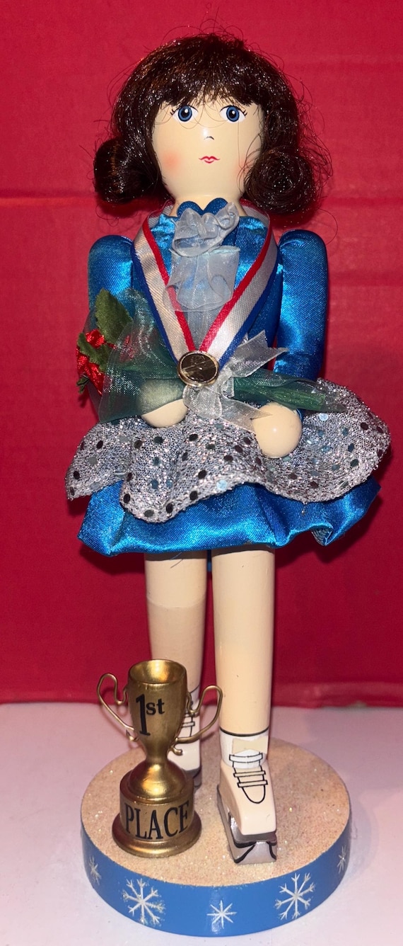 Nutcracker Olympics Village Ice Skater