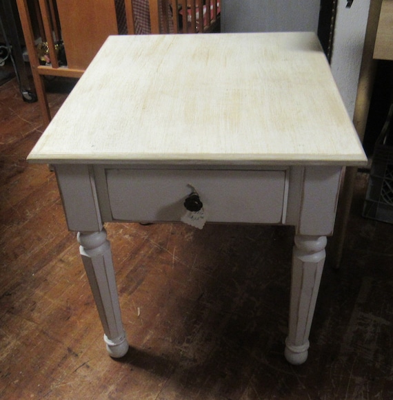 White end table or night stand