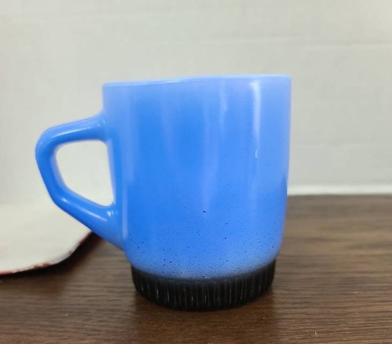 Fire King Mug blue & black