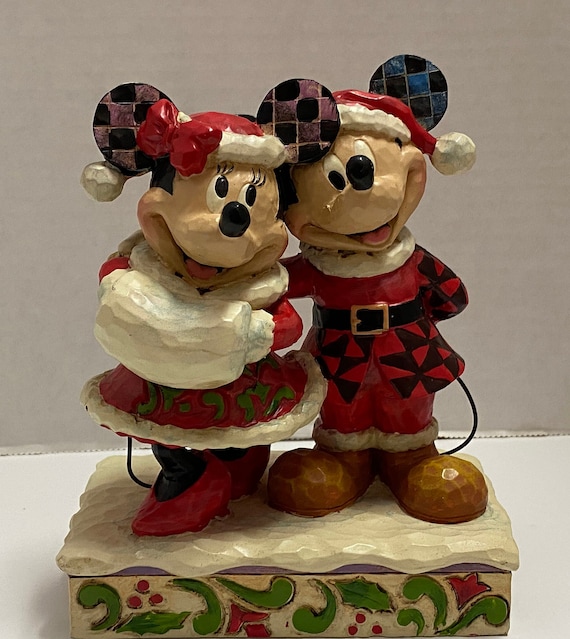 Jim Shore Mickey & Minnie Holiday Duet