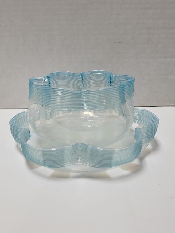 Northwood Ribbed Blue Bowl