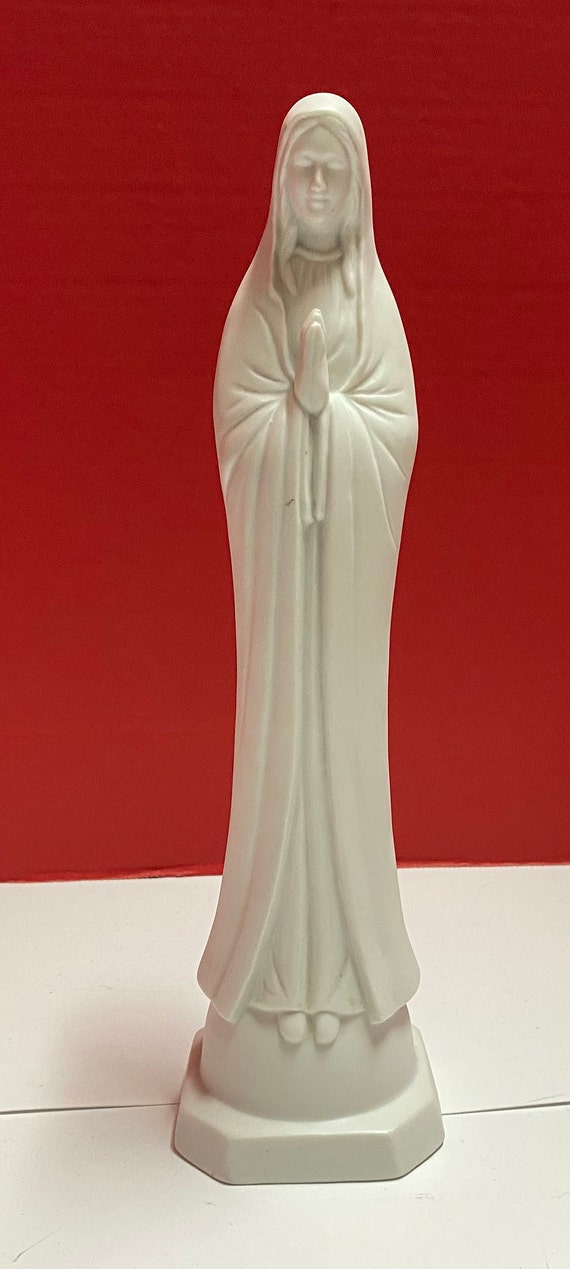 Virgin Mary Porcelain Figurine