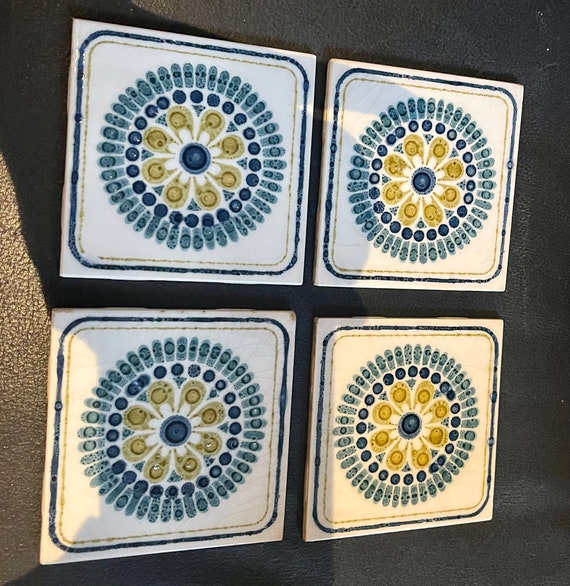 Vintage ceramic tiles