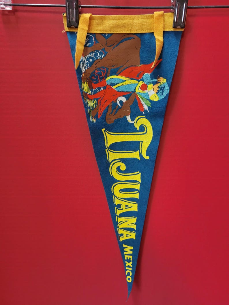 Tijuana Lettering Tijuana Mexico Banner Pennant - Etsy