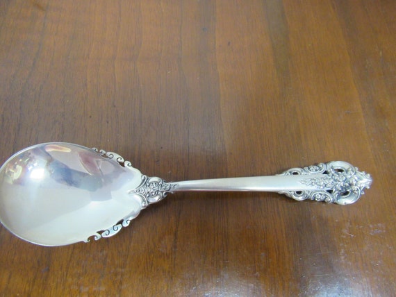 Wallace Sterling Silver Grand Baroque cream soup spoon