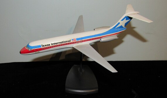 Texas International Airlines Model Plane