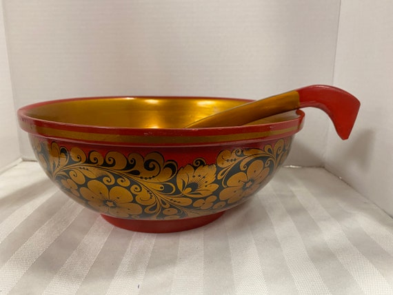 Russian Chokhloma Bowl set