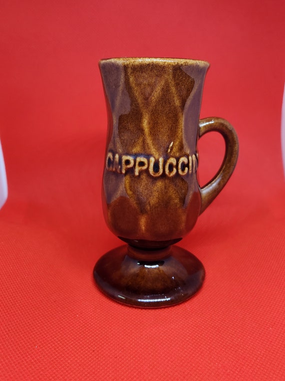 Brown Ceramic Cappuccino  Cup