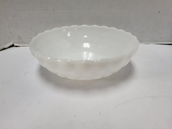 Fire King Milk Glass Bubble Bowl