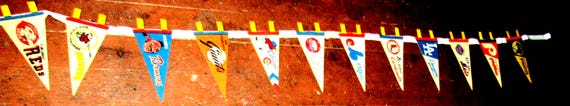 Vintage Baseball pennant National League banner