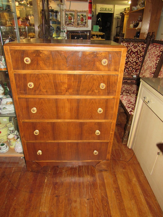 Vintage tall dresser