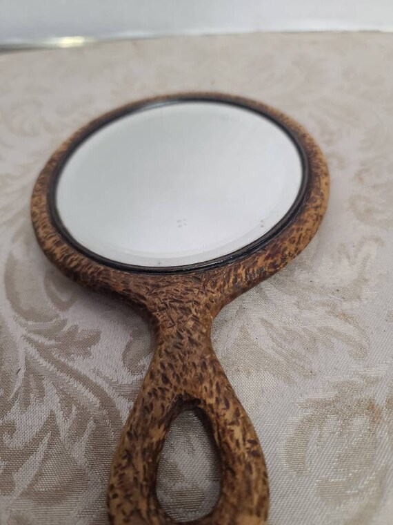 Vintage hand mirror