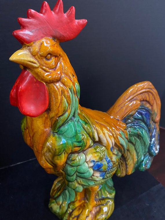 Ceramic Colorful Rooster