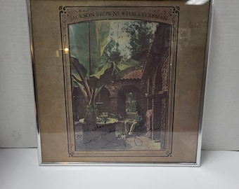 Signed Jackson Browne Vinyl