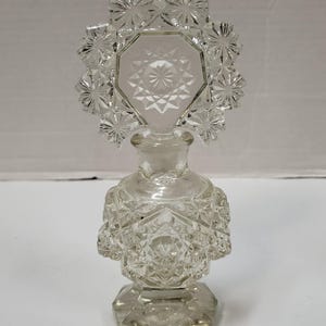 Starburst Glass Perfume Bottle