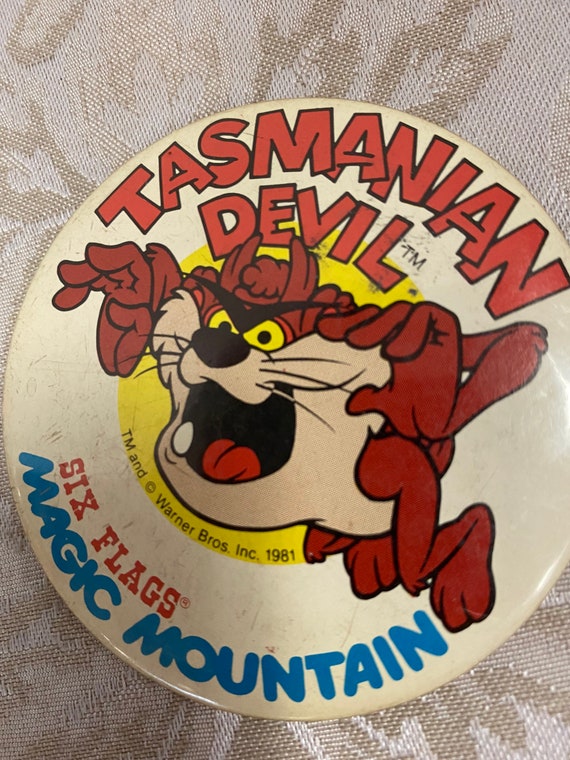 Tasmanian Devil Pinback Button