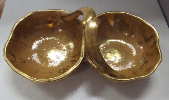 Stangl candy or nut cup Granada Gold