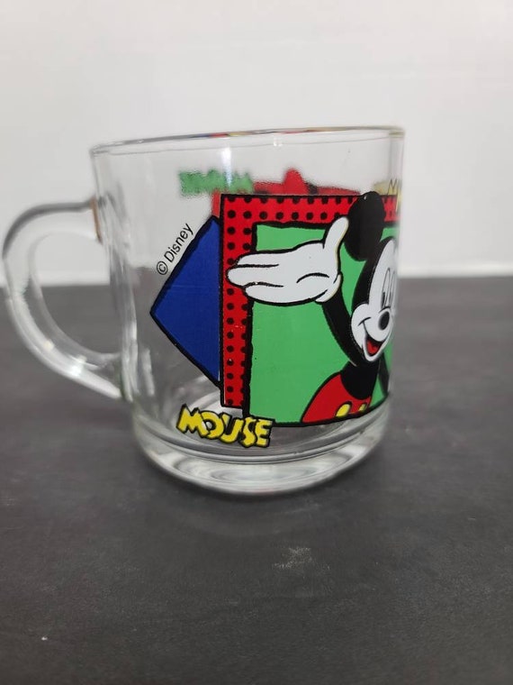 Fire King Mickey and Minnie Mouse Mug
