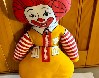 1978 Ronald Mcdonald Whistle Doll 21 Inches Tall - Etsy
