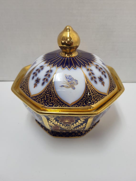 Limoges Covered Ceramic Bowl