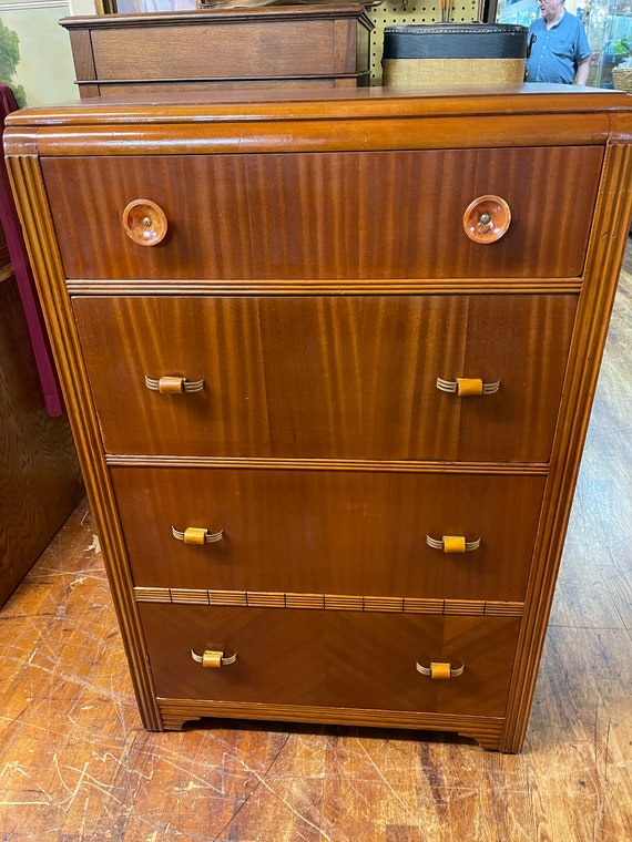 Art Deco Waterfall Dresser