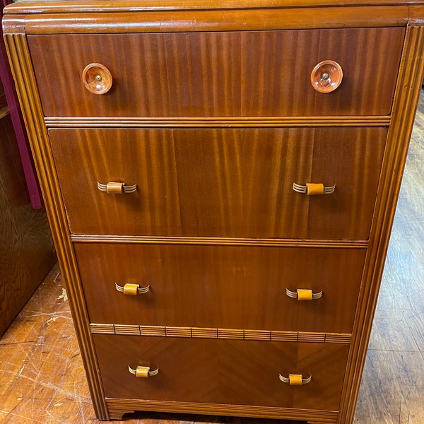 Art Deco Waterfall Dresser