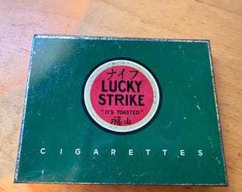 1932 Lucky Strike Cigarette Tin