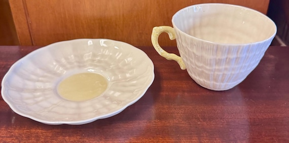 Belleek cup and saucer