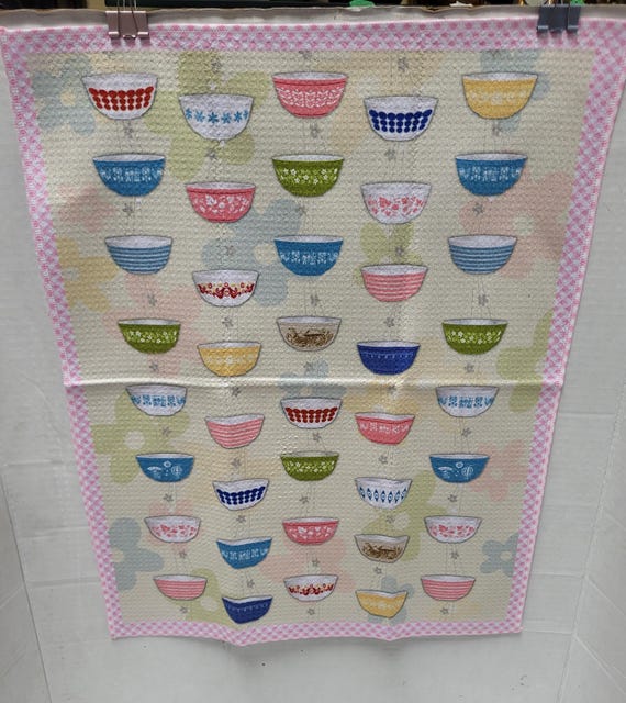 Mod Mox Pyrex Bowls Tea Towl