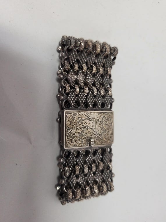 Silver Tone Cuff Bracelet