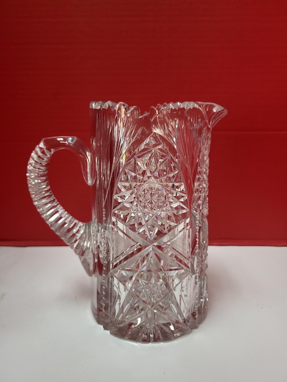 Brilliant Cut Glass Pitcher