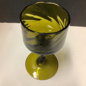 Green Wine Glass