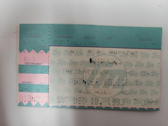 Rock & Roll Ticket Stubs