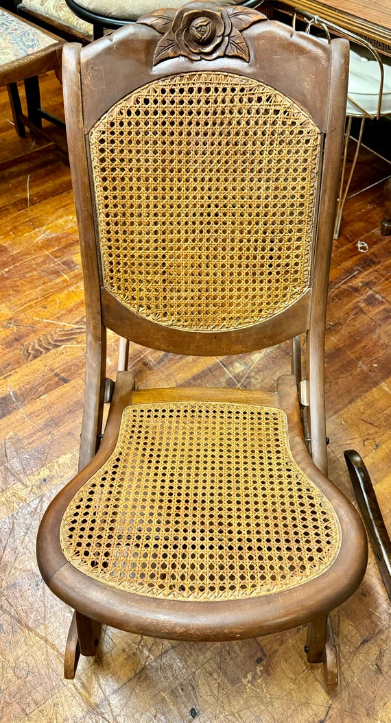 Bentwood folding rocking chair