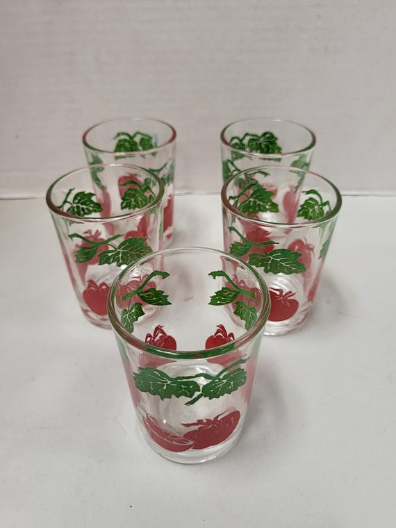 Federal Tomato Juice Glasses